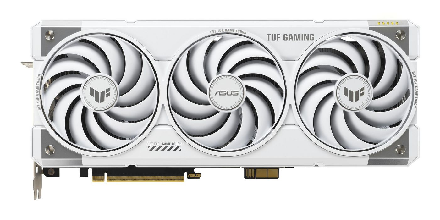 Asus GeForce RTX 5070 Ti TUF Gaming OC BTF White 16GB GDDR7 Graphics Card | 90YV0N60-M0NA00 Asus Graphics Card Asus