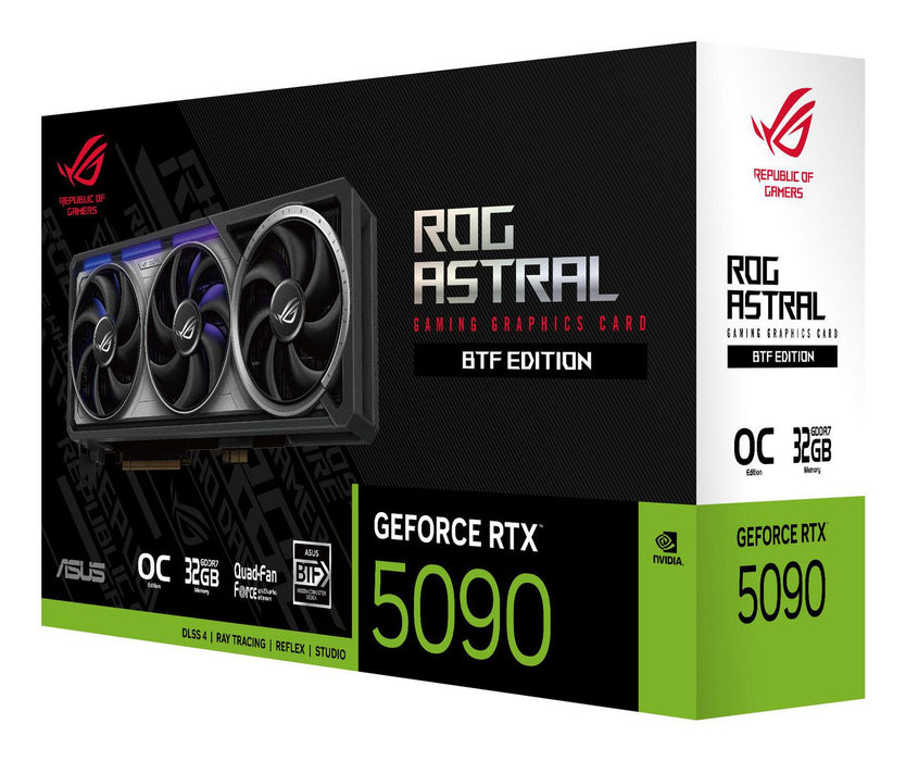 Asus GeForce RTX 5090 ROG Astral BTF OC 32GB GDDR7 Graphics Card | 90YV0NF0-M0NA00