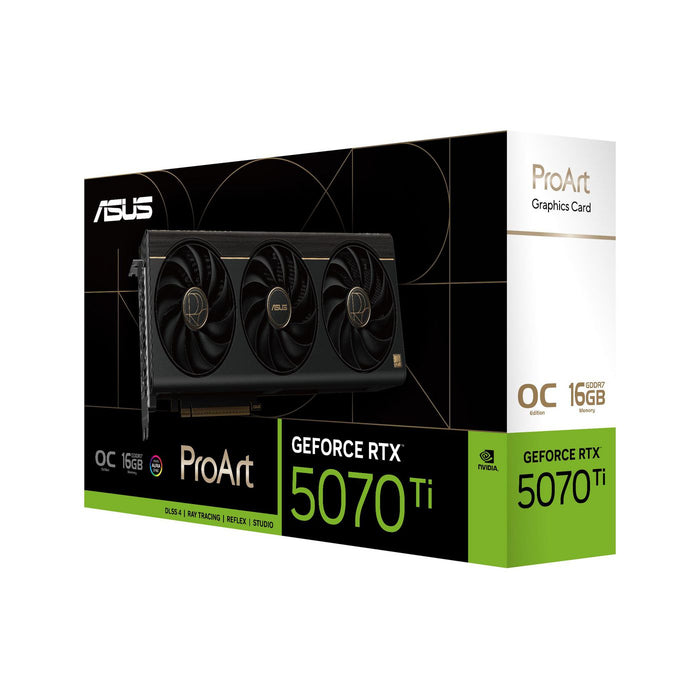 Asus GeForce RTX 5070 Ti ProArt OC 16GB GDDR7 Graphics Card | 90YV0NR0-M0NA00 Asus Graphics Card Asus