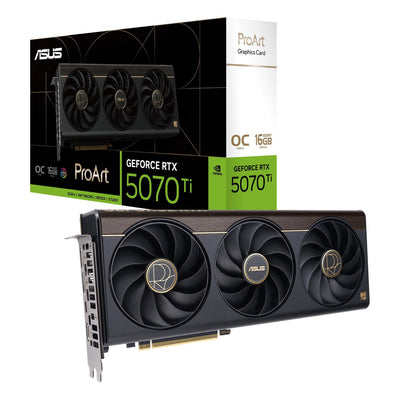 Asus GeForce RTX 5070 Ti ProArt OC 16GB GDDR7 Graphics Card | 90YV0NR0-M0NA00 Asus Graphics Card Asus