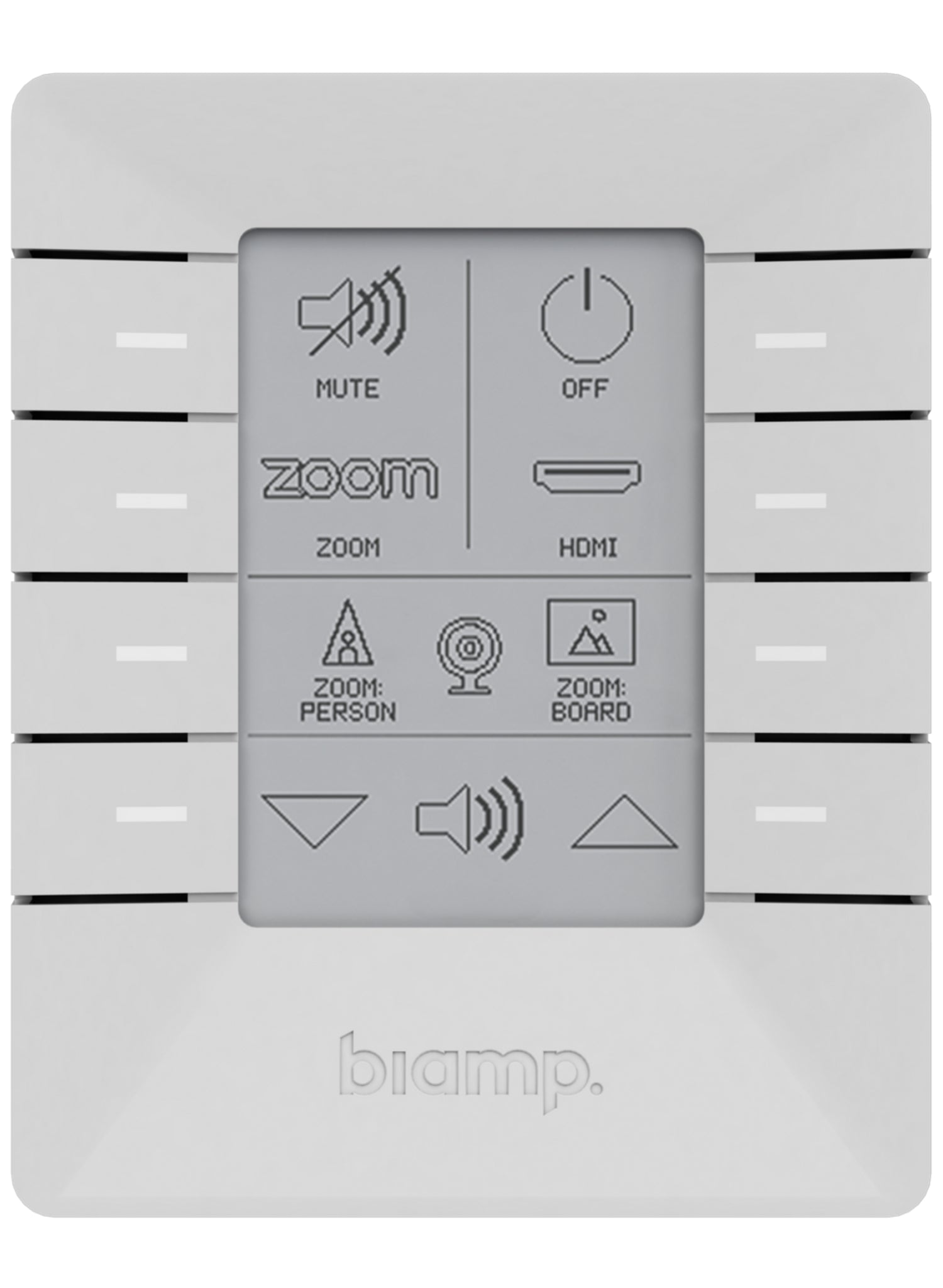 Biamp Impera Uniform 8U 8-Button E Ink Control Pad with Ethernet Remote Control BIAMP