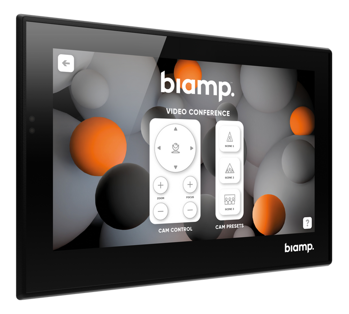 Biamp Apprimo Touch 7 7" Touch Enabled Control Panel Black Touchscreen Monitor BIAMP