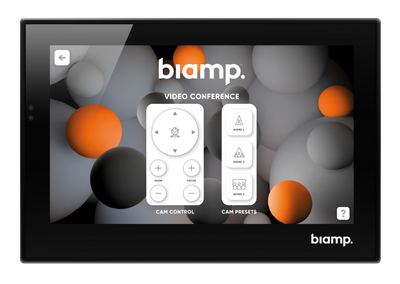 Biamp Apprimo Touch 7 7" Touch Enabled Control Panel Black Touchscreen Monitor BIAMP