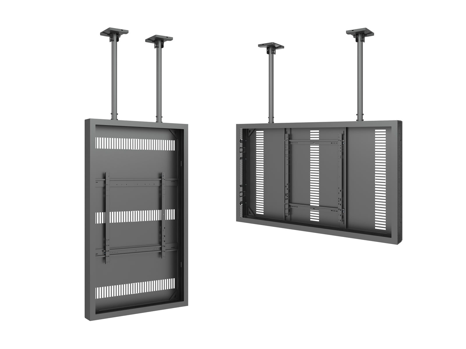 Multibrackets M Pro Series Enclosure 75" High Brightness Ceiling Large Black Signage Display Enclosures Multibrackets