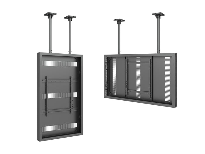 Multibrackets M Pro Series Enclosure 75" High Brightness Ceiling Large Black Signage Display Enclosures Multibrackets