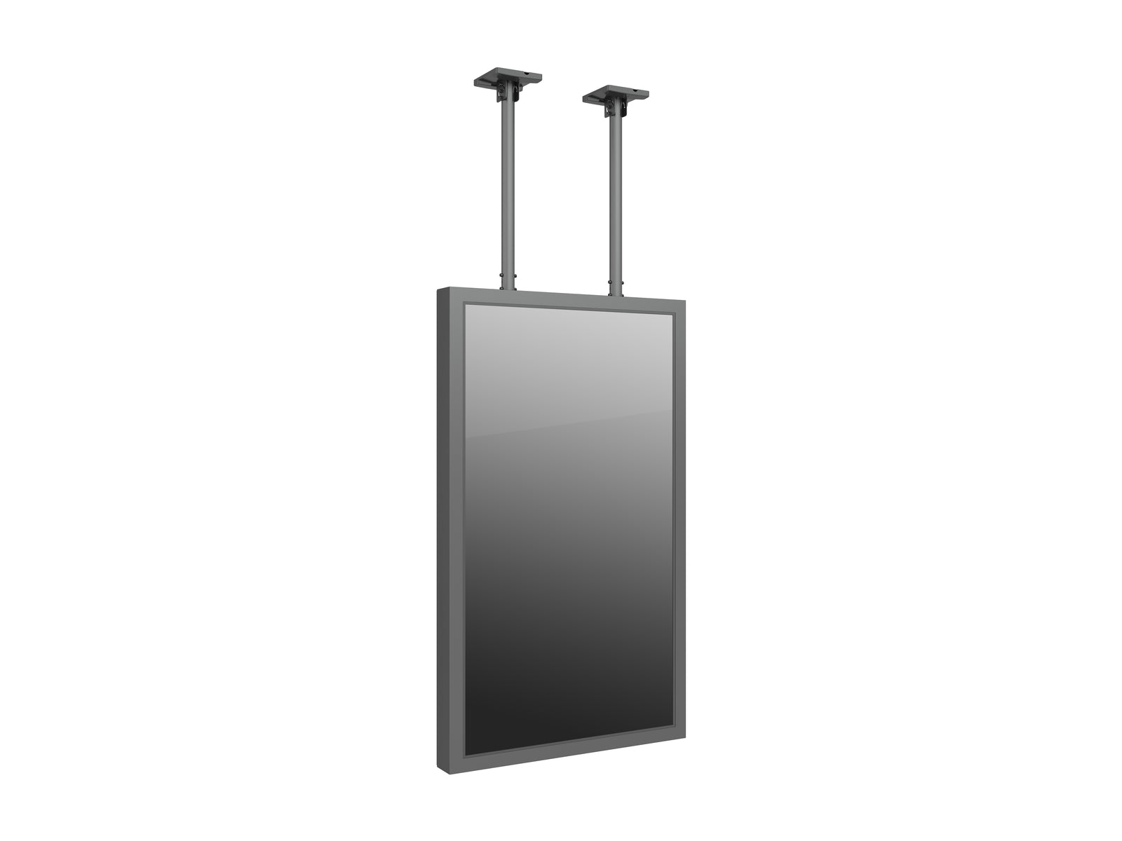 Multibrackets M Pro Series Enclosure 75" High Brightness Ceiling Large Black Signage Display Enclosures Multibrackets