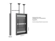 Multibrackets M Pro Series Enclosure 75" High Brightness Ceiling Large Black Signage Display Enclosures Multibrackets