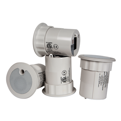 BIAMP Cambridge E-A-W-4 4-Pack White Standard Emitters | 911.0856.900 Sound Emitter BIAMP