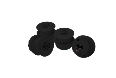 BIAMP Cambridge E-A-B-4 4-Pack Black Standard Emitters | 911.0892.900 Sound Emitter BIAMP