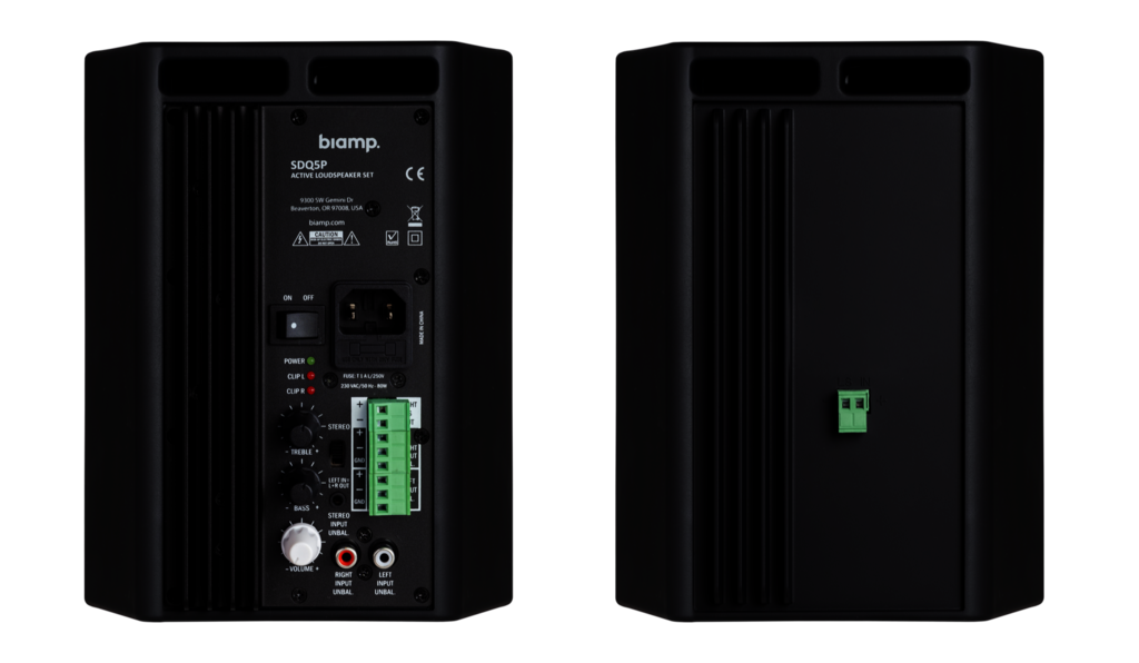 BIAMP SDQ5P 5-inch Two-Way Active Loudspeaker Set | 911.1474.900 Speaker BIAMP