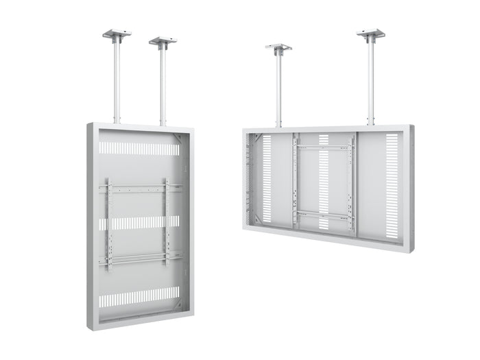 Multibrackets M Pro Series Enclosure 75" High Brightness Ceiling Large White Signage Display Enclosures Multibrackets