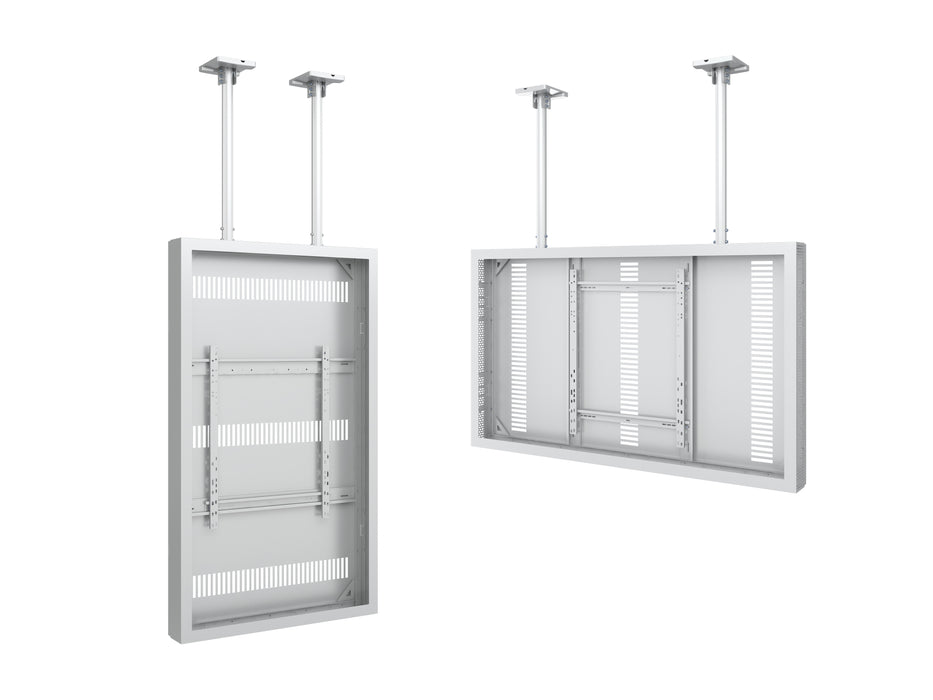 Multibrackets M Pro Series Enclosure 75" High Brightness Ceiling Large White Signage Display Enclosures Multibrackets
