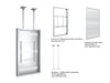 Multibrackets M Pro Series Enclosure 75" High Brightness Ceiling Large White Signage Display Enclosures Multibrackets