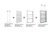 Multibrackets M Pro Series Enclosure 75" High Brightness Ceiling Large White Signage Display Enclosures Multibrackets