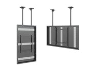 Multibrackets M Pro Series Enclosure 75" Slim Ceiling Large Black Signage Display Enclosures Multibrackets