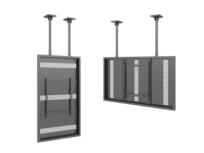 Multibrackets M Pro Series Enclosure 75" Slim Ceiling Large Black Signage Display Enclosures Multibrackets