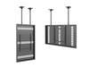 Multibrackets M Pro Series Enclosure 75" Slim Ceiling Large Black Signage Display Enclosures Multibrackets