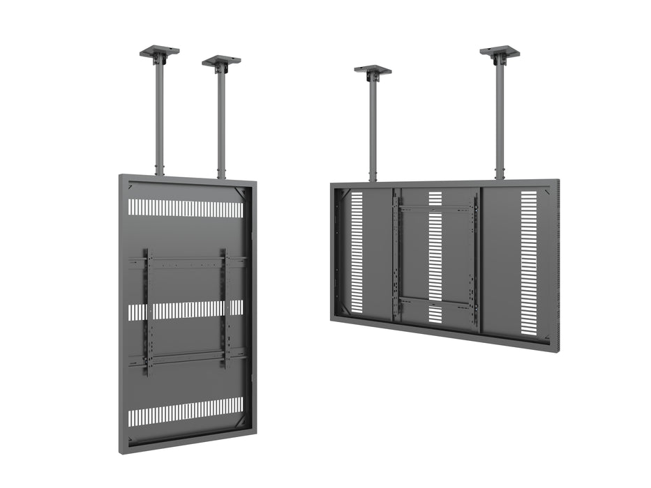 Multibrackets M Pro Series Enclosure 75" Slim Ceiling Large Black Signage Display Enclosures Multibrackets