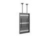 Multibrackets M Pro Series Enclosure 75" Slim Ceiling Large Black Signage Display Enclosures Multibrackets