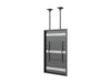 Multibrackets M Pro Series Enclosure 75" Slim Ceiling Large Black Signage Display Enclosures Multibrackets