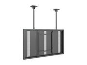 Multibrackets M Pro Series Enclosure 75" Slim Ceiling Large Black Signage Display Enclosures Multibrackets