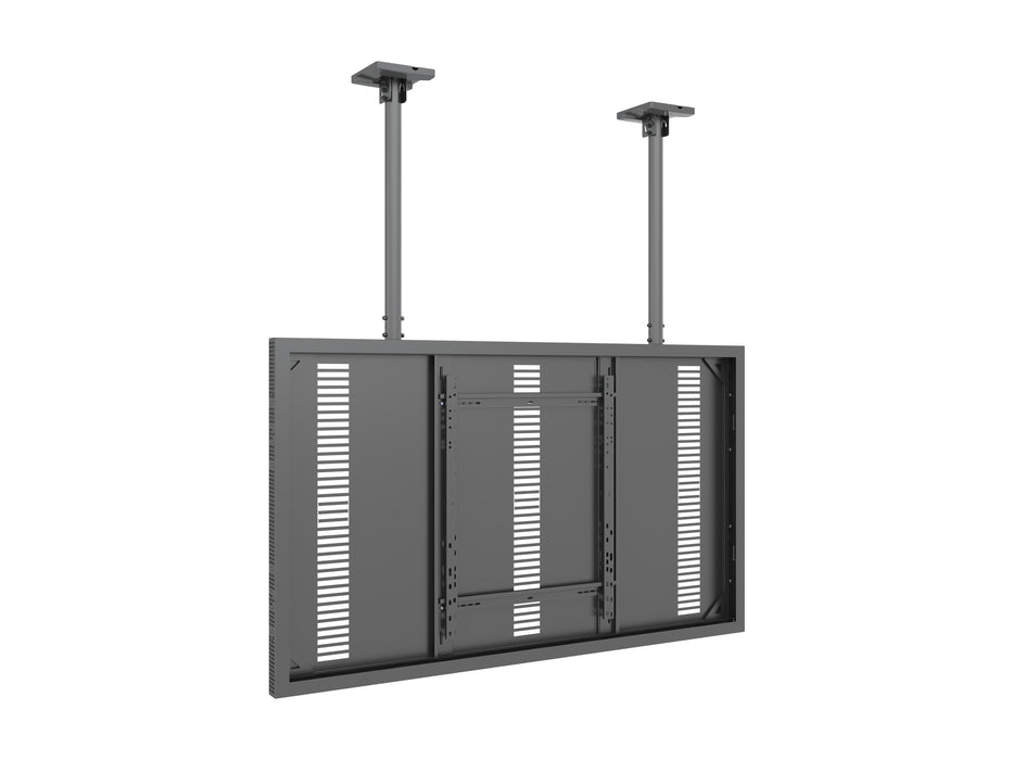 Multibrackets M Pro Series Enclosure 75" Slim Ceiling Large Black Signage Display Enclosures Multibrackets