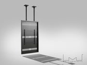 Multibrackets M Pro Series Enclosure 75" Slim Ceiling Large Black Signage Display Enclosures Multibrackets