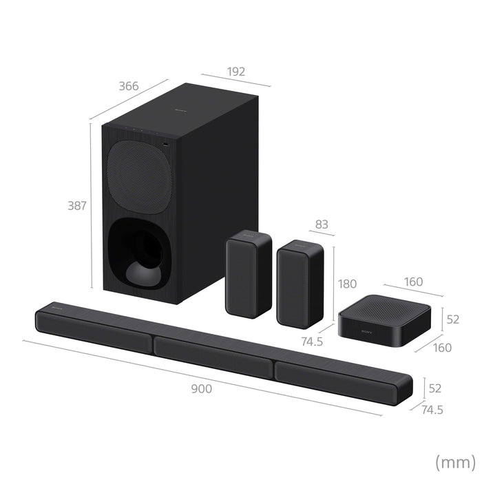 Sony HTS40R.CEK 5.1ch Home Cinema with Wireless Rear Speakers