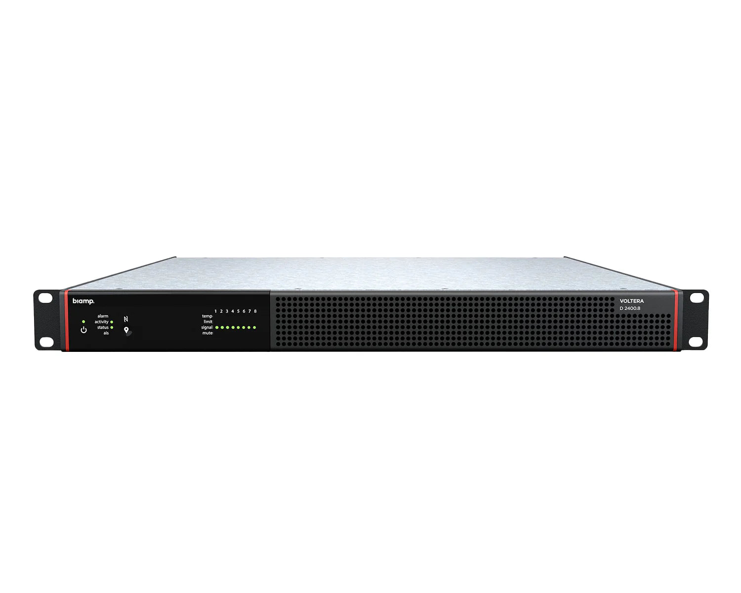 Biamp Voltera D 2400.8 Power Amplifier with 8-Channel 300W 1U | 913.1957.900 Audio Amplifier BIAMP