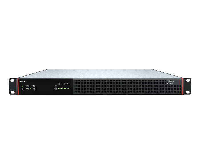 Biamp Voltera D 2400.8 Power Amplifier with 8-Channel 300W 1U | 913.1957.900 Audio Amplifier BIAMP