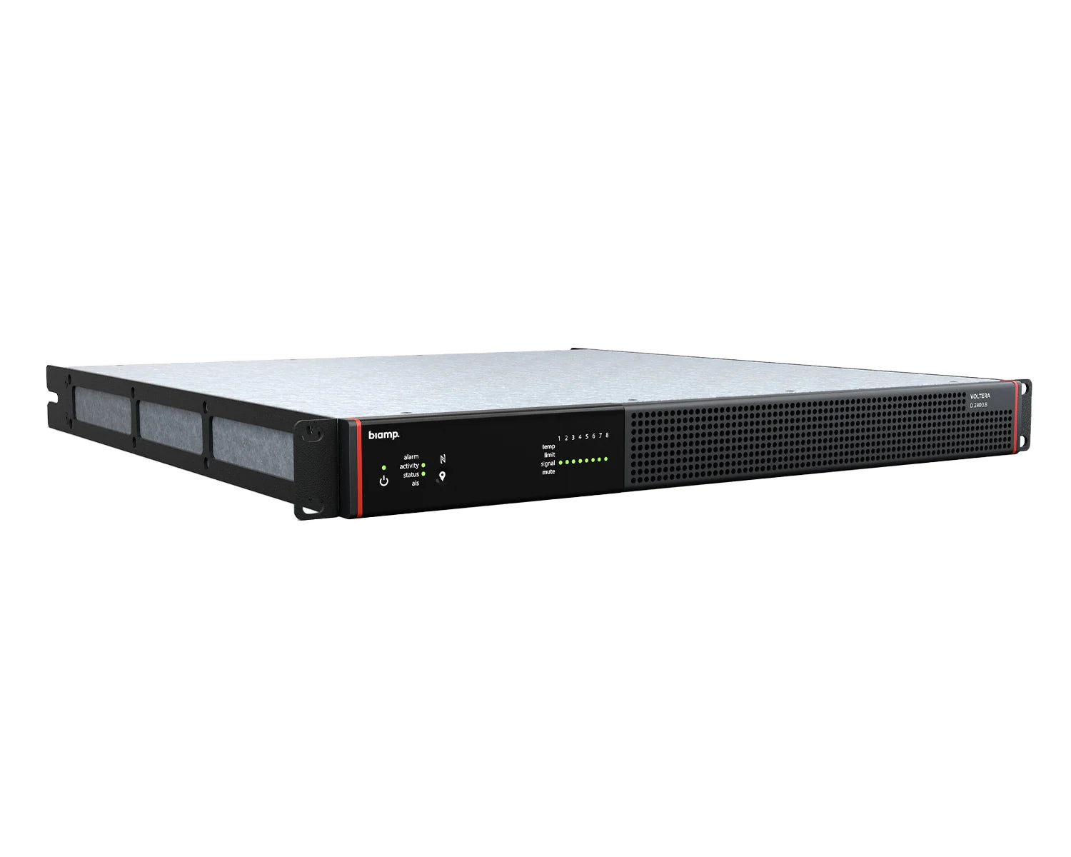 Biamp Voltera D 2400.8 Power Amplifier with 8-Channel 300W 1U | 913.1957.900 Audio Amplifier BIAMP