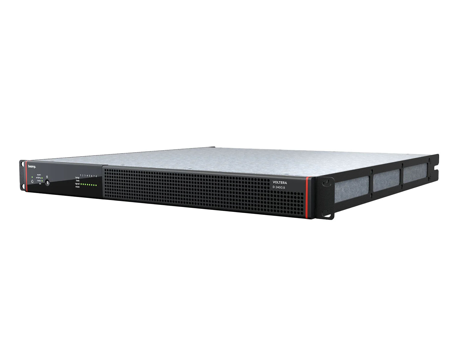 Biamp Voltera D 2400.8 Power Amplifier with 8-Channel 300W 1U | 913.1957.900 Audio Amplifier BIAMP