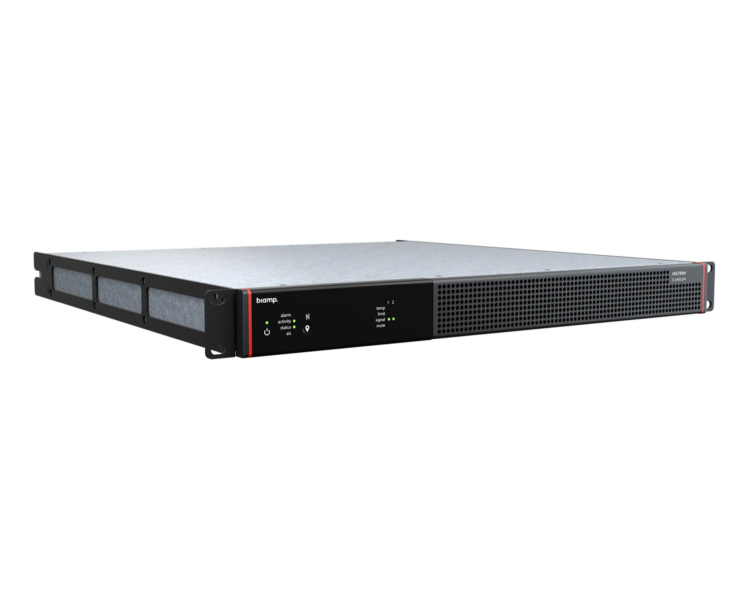 Biamp Voltera D 2400.2M Power Amplifier with DSP + Dante 2x1200W 1U | 913.1985.900 Audio Amplifier BIAMP