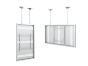 Multibrackets M Pro Series Enclosure 75" Slim Ceiling Large White Signage Display Enclosures Multibrackets