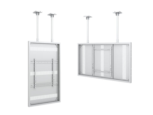 Multibrackets M Pro Series Enclosure 75" Slim Ceiling Large White Signage Display Enclosures Multibrackets