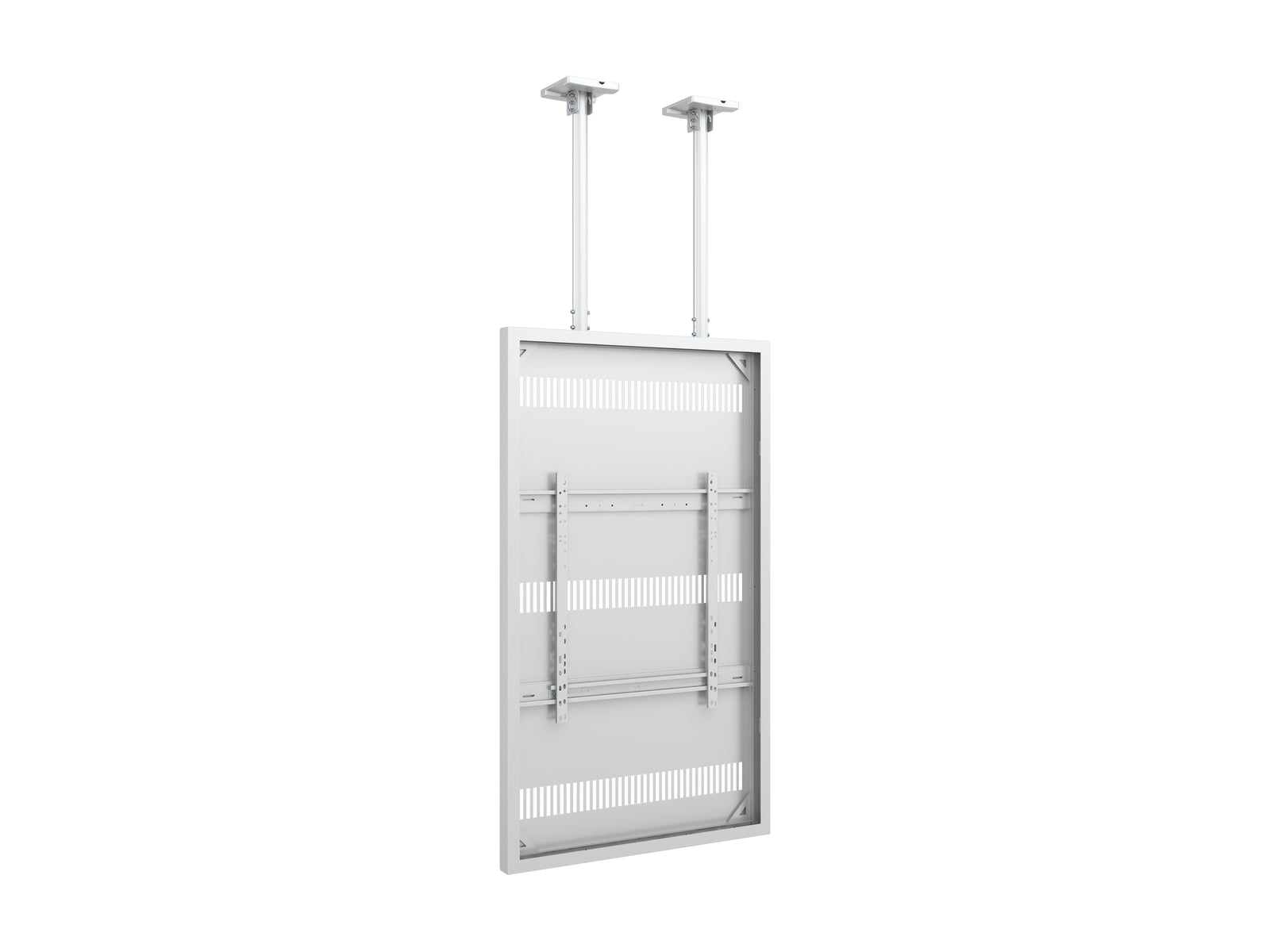 Multibrackets M Pro Series Enclosure 75" Slim Ceiling Large White Signage Display Enclosures Multibrackets