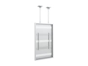 Multibrackets M Pro Series Enclosure 75" Slim Ceiling Large White Signage Display Enclosures Multibrackets
