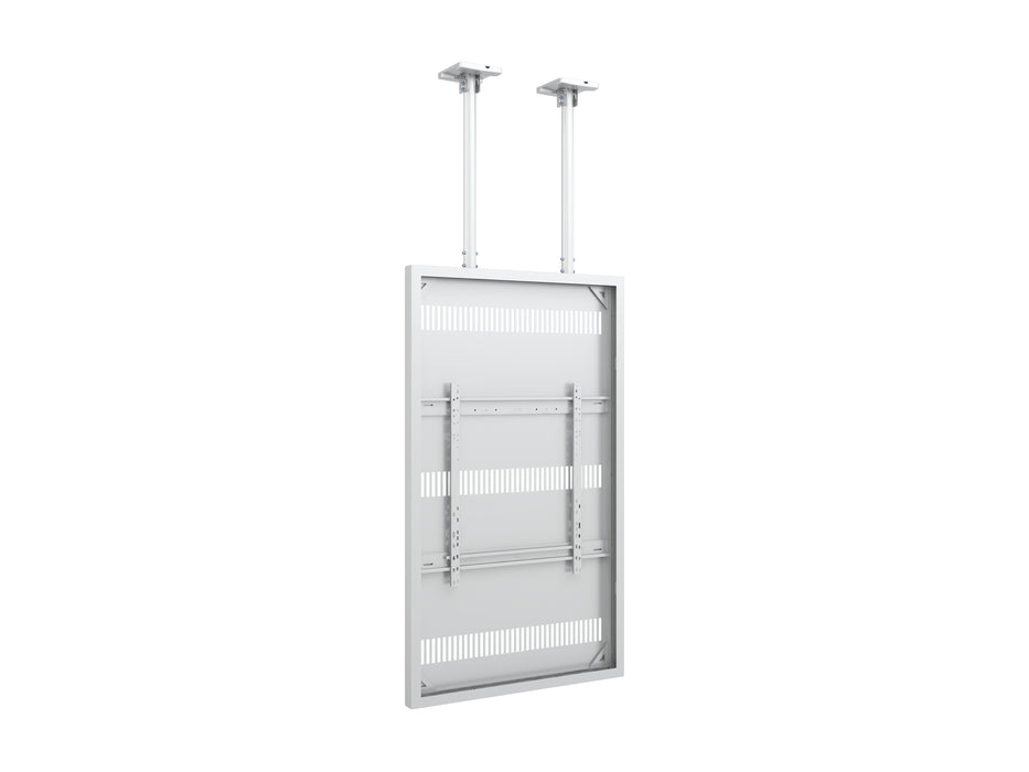 Multibrackets M Pro Series Enclosure 75" Slim Ceiling Large White Signage Display Enclosures Multibrackets