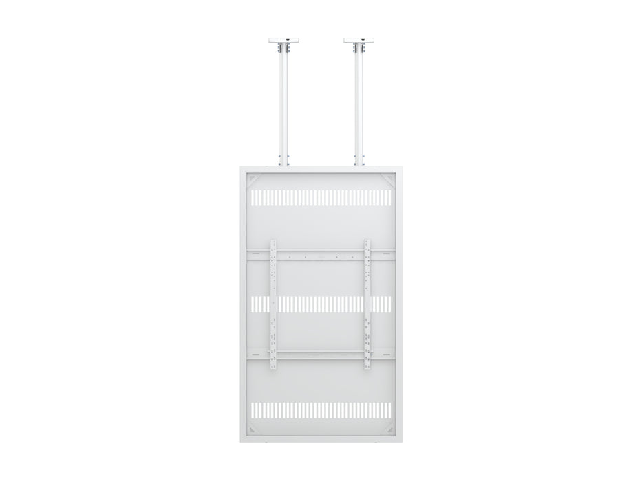 Multibrackets M Pro Series Enclosure 75" Slim Ceiling Large White Signage Display Enclosures Multibrackets