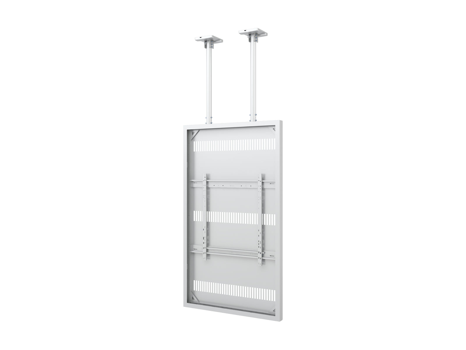 Multibrackets M Pro Series Enclosure 75" Slim Ceiling Large White Signage Display Enclosures Multibrackets
