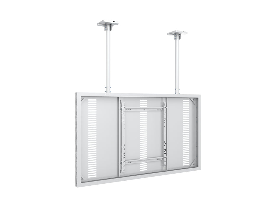 Multibrackets M Pro Series Enclosure 75" Slim Ceiling Large White Signage Display Enclosures Multibrackets