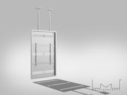 Multibrackets M Pro Series Enclosure 75" Slim Ceiling Large White Signage Display Enclosures Multibrackets