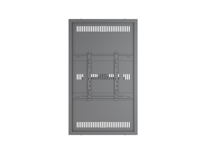 Multibrackets M Pro Series Enclosure 55" Column Dual Medium Black Signage Display Enclosures Multibrackets