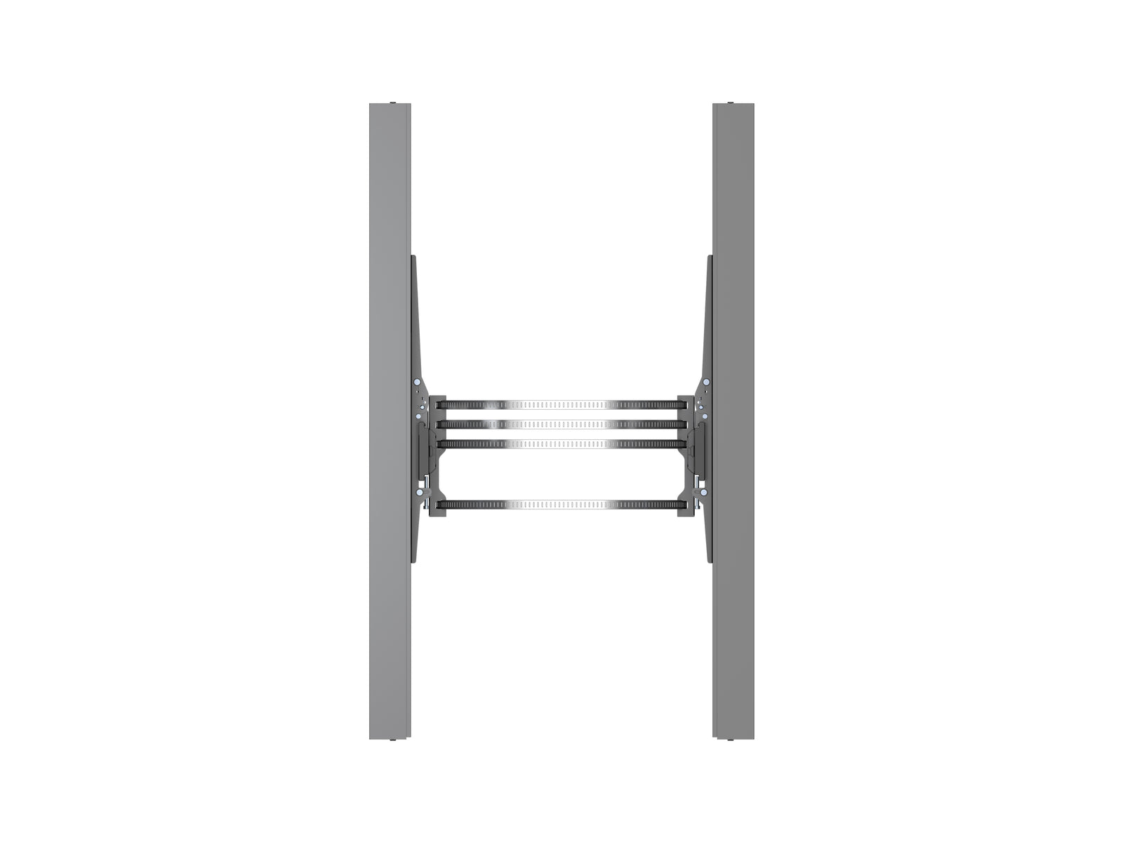 Multibrackets M Pro Series Enclosure 55" Column Dual Medium Black Signage Display Enclosures Multibrackets