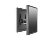 Multibrackets M Pro Series Enclosure 55" Column Dual Medium Black Signage Display Enclosures Multibrackets