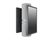 Multibrackets M Pro Series Enclosure 55" Column Dual Medium Black Signage Display Enclosures Multibrackets