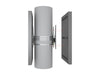 Multibrackets M Pro Series Enclosure 55" Column Dual Medium Black Signage Display Enclosures Multibrackets