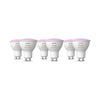 Philips Hue White & Colour Ambiance Smart Spotlight 6 Pack LED 4.3W GU10 With Bluetooth - 919313000063