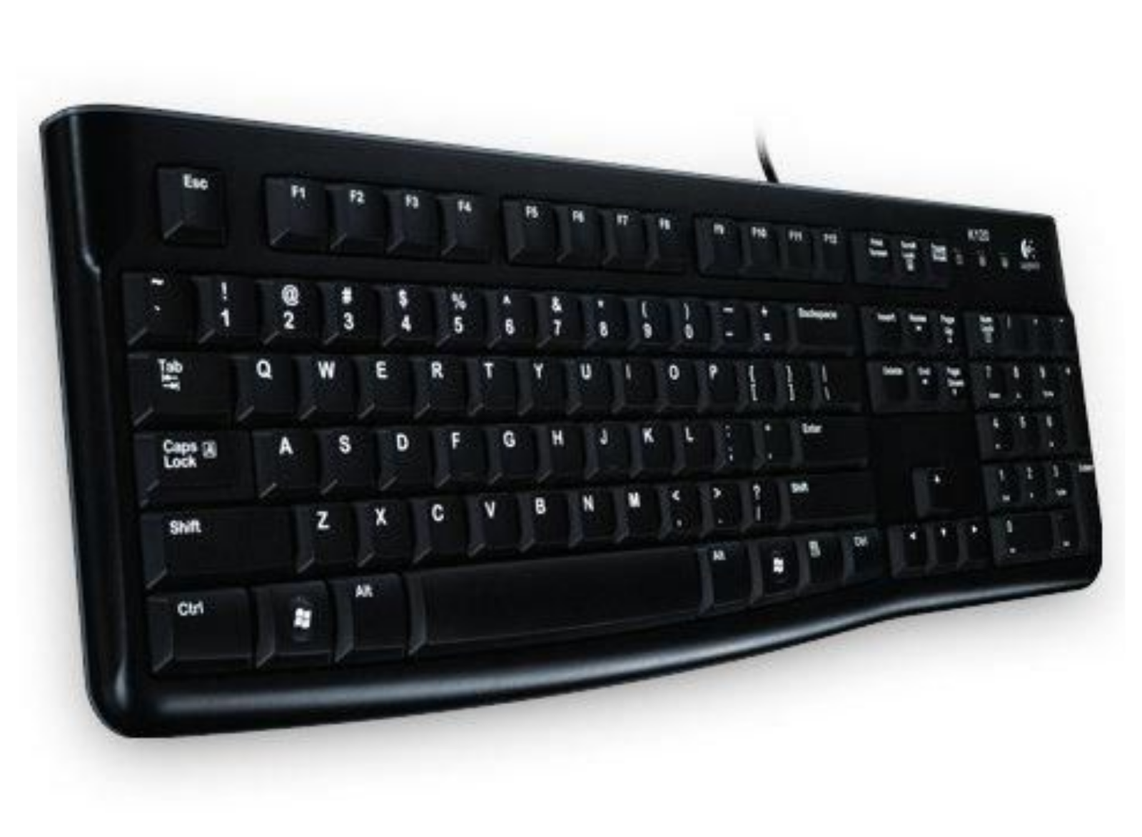 Logitech K120 Wired Business Keyboard – German QWERTZ, USB | 920-002516 Keyboard & Mouse Logitech