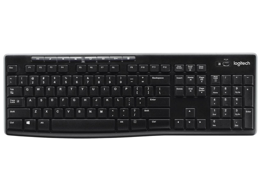 Logitech K270 Wireless Keyboard – Full-Size German QWERTZ | 920-003052 Keyboard & Mouse Logitech